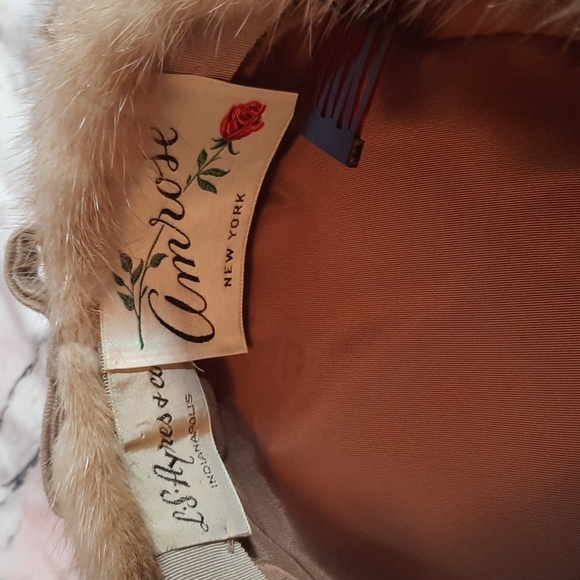 L. S. Ayres Amrose Mink hat - Picture 4 of 7